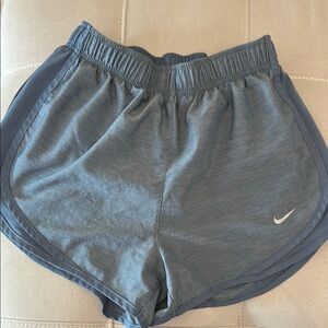 Nike Blue/ Gray Athletic Shorts Lightweight Moisture-Wicking